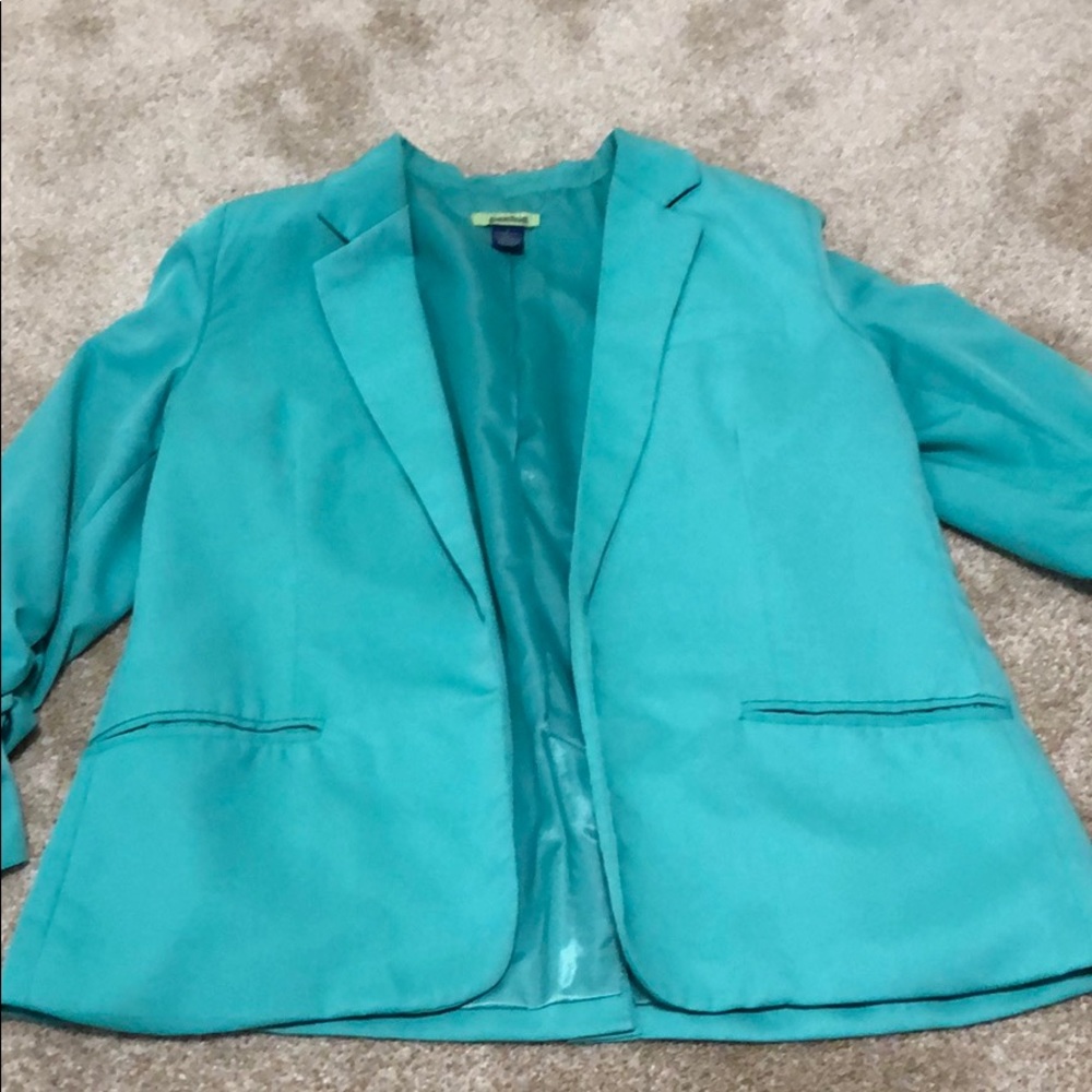 Teal blazer